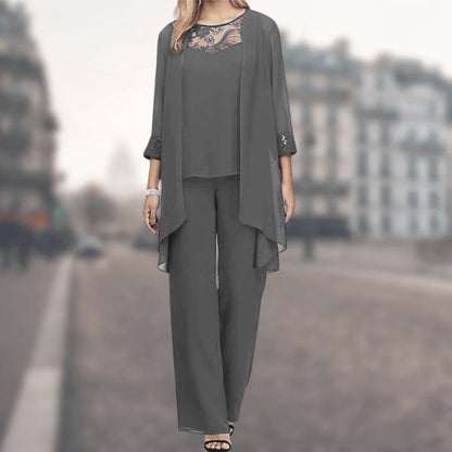 3-Piece Breathable Women's Outfit Set – Spring Collection 2025