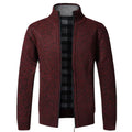 Enrich - Knitted fleece jacket in cotton