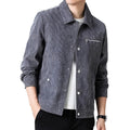 High-quality men's classic velvet transition jacket