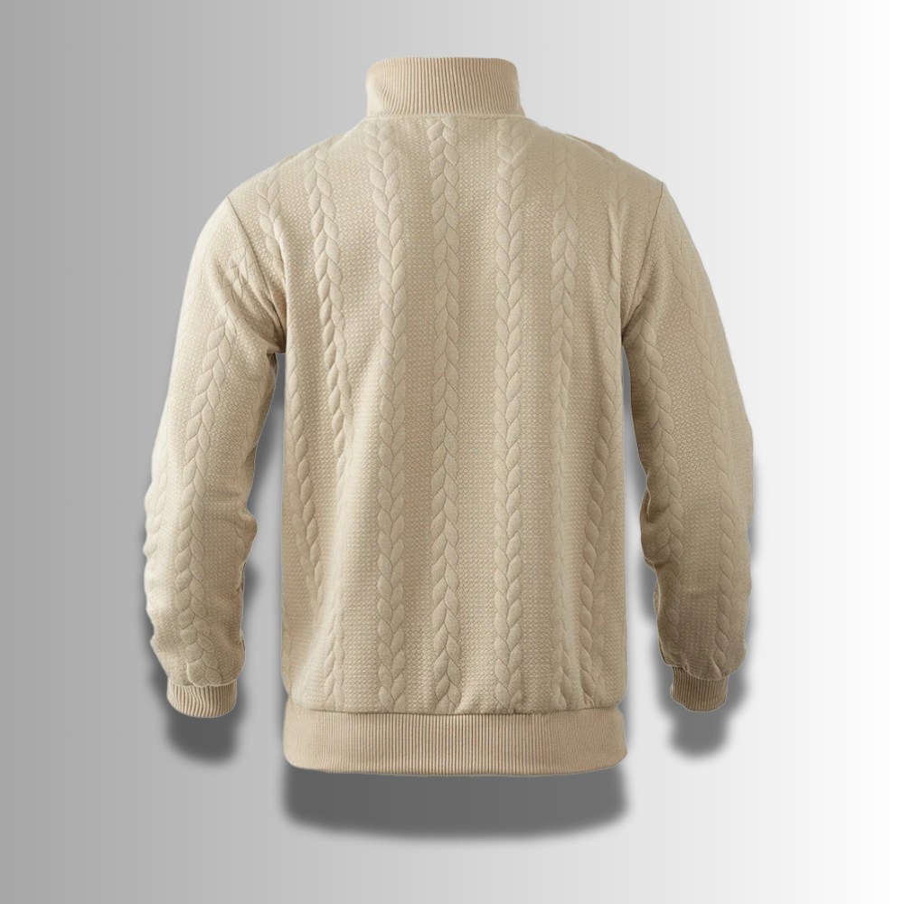 High quality men's sweater made of merino wool