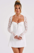 Freesia | Elegant Lace Mini Dress