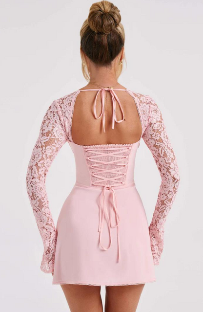 Freesia | Elegant Lace Mini Dress