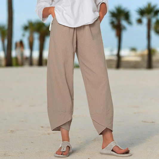 Nicole - Lightweight cotton trouser for women