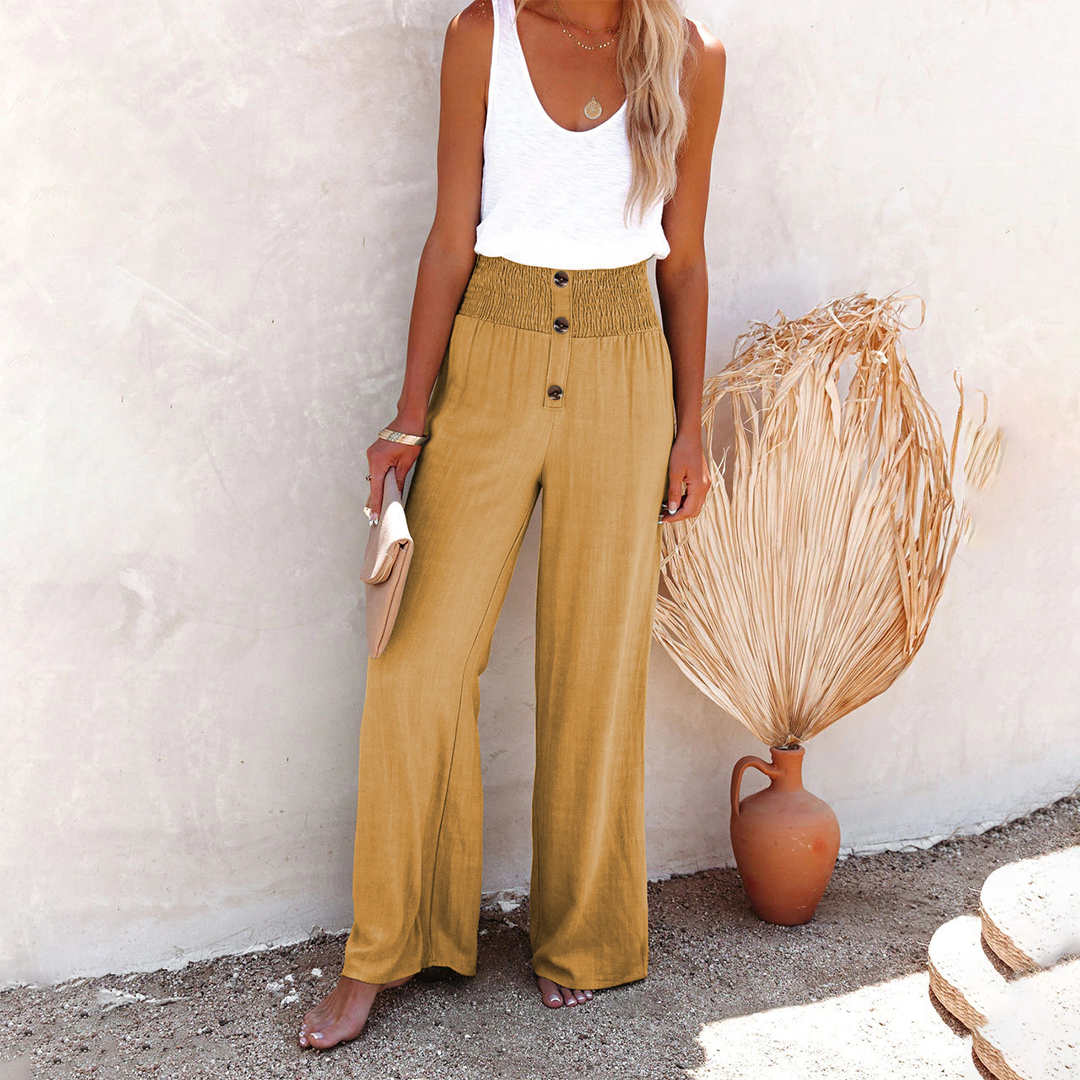 HILLA - Loose high-waisted pants