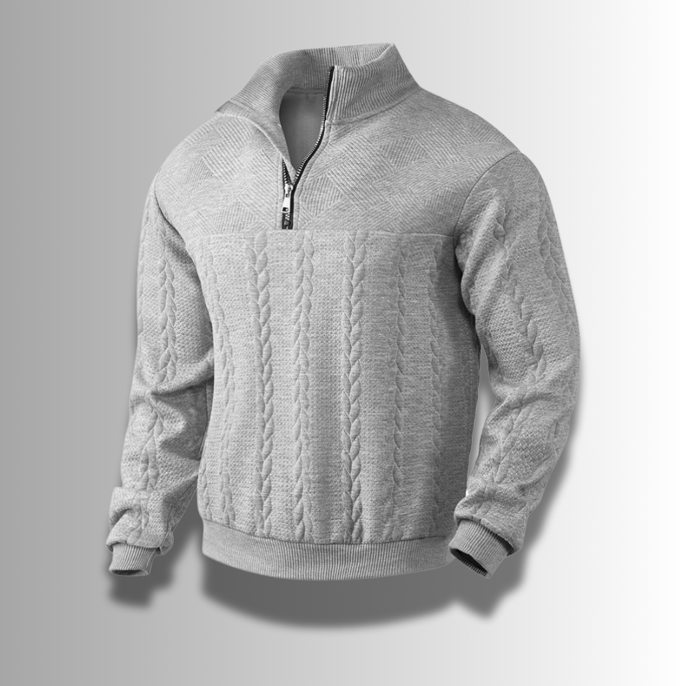 High quality men's sweater made of merino wool