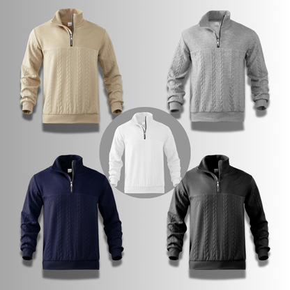 High quality men's sweater made of merino wool