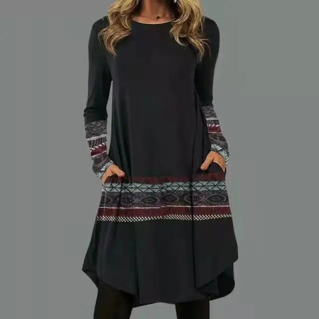 Riva Lefèvre | Long-Sleeved Boho-Style Dress