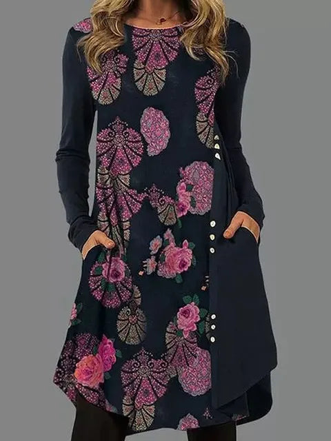 Riva Lefèvre | Long-Sleeved Boho-Style Dress