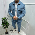 2-piece slim suit for men