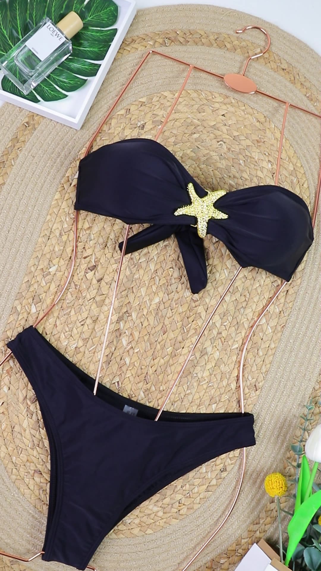 3-Piece Star Swimsuit Set for Beach Holidays