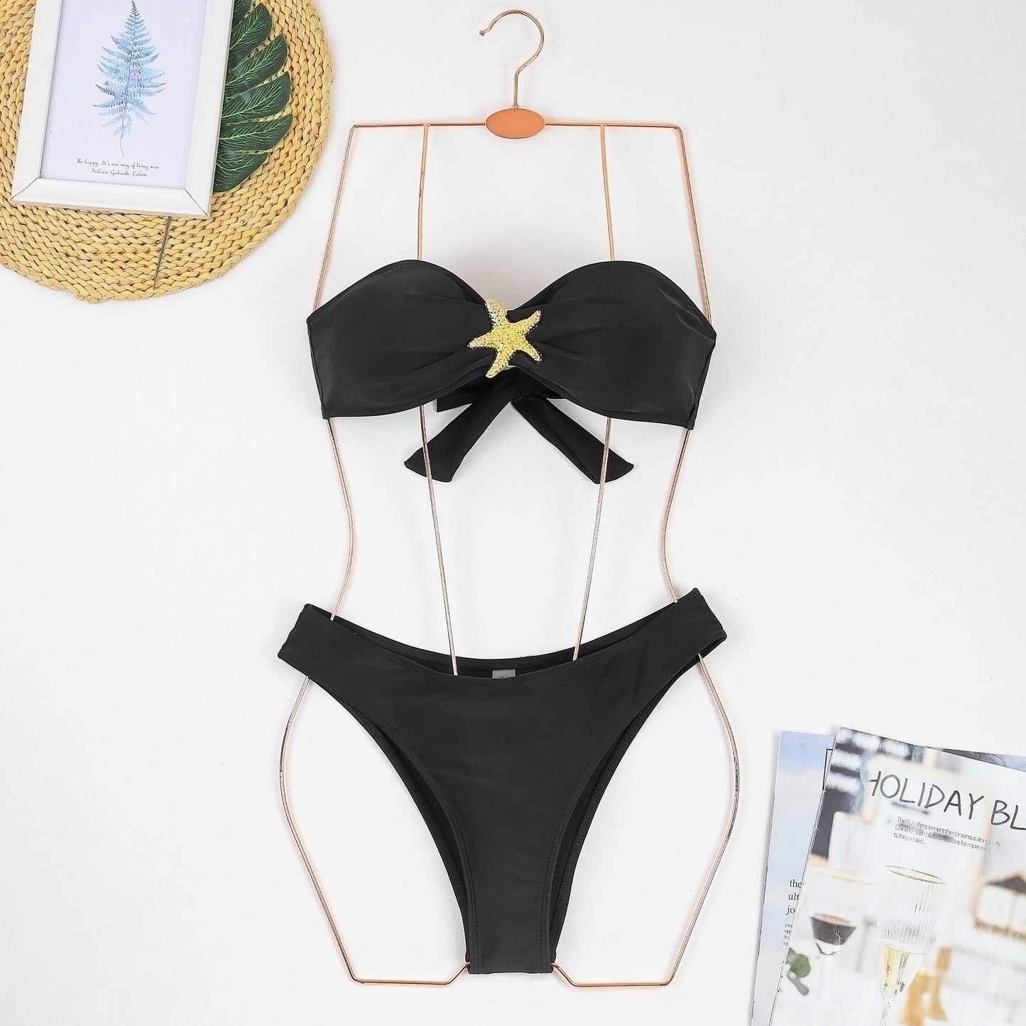 3-Piece Star Swimsuit Set for Beach Holidays