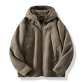 Men's warm fleece jacket for outdoor use