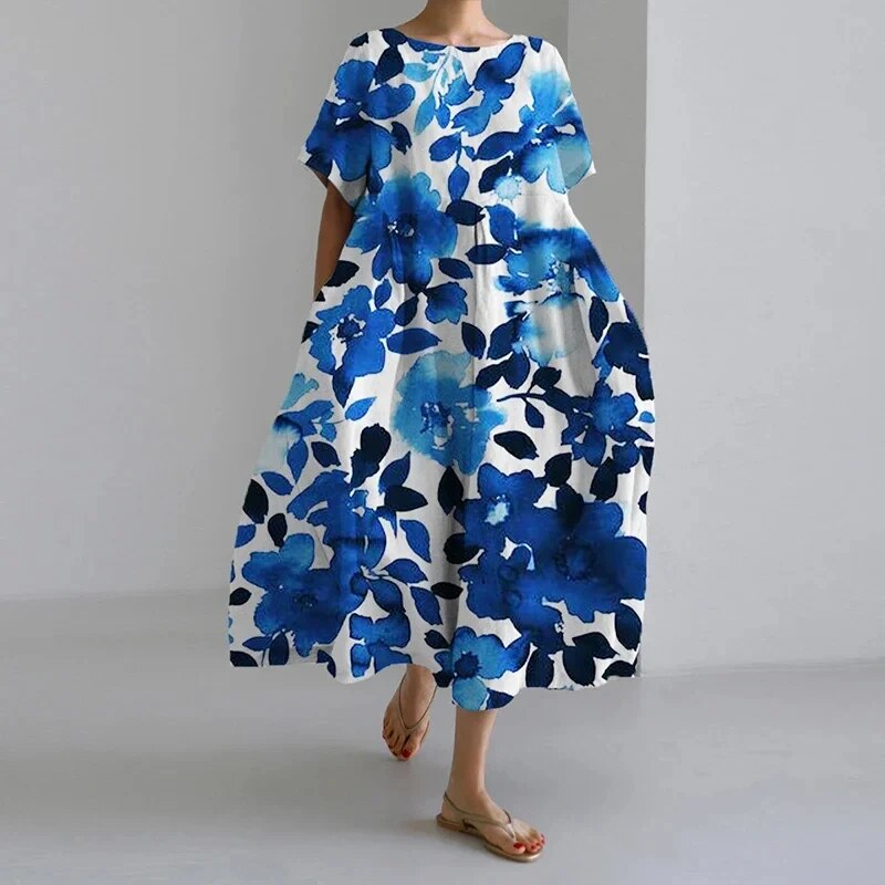 Women's Summer Loose Flowy  Dress | Maxi