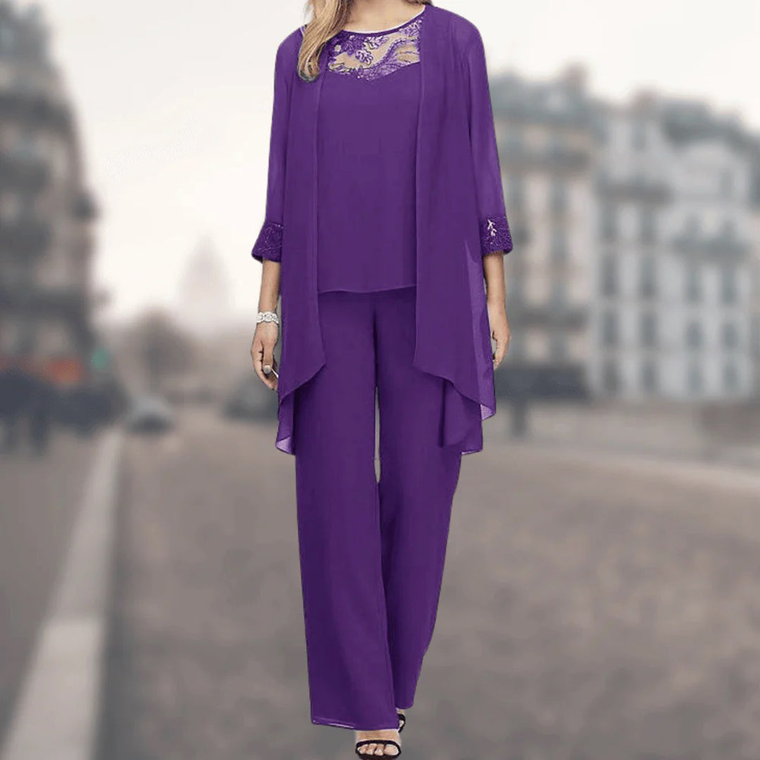 3-Piece Breathable Women's Outfit Set – Spring Collection 2025