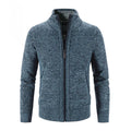 Enrich - Knitted fleece jacket in cotton