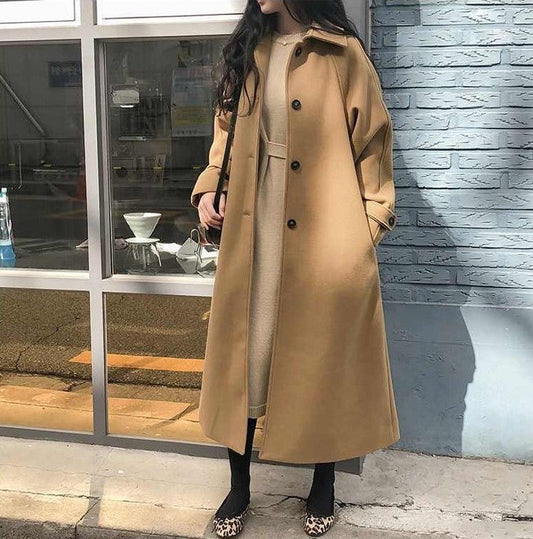 Elegant Long Coat - Elegant and Comfortable
