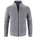Enrich - Knitted fleece jacket in cotton