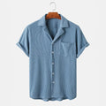 Women's - Waffle Shirt - Soft Cotton Blend - Cosy Layering Essential for Stylish Comfort