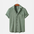 Women's - Waffle Shirt - Soft Cotton Blend - Cosy Layering Essential for Stylish Comfort