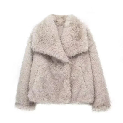 Adelina | Stylish, ultra-soft, thick, hand-woven wool coat