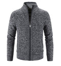 Enrich - Knitted fleece jacket in cotton