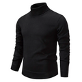 Men's cotton turtleneck sweater - soft and high quality