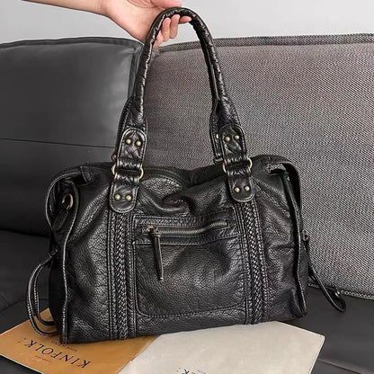 Black Handbag for Classes - Rachel