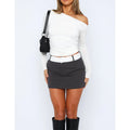 Lyra | Women's Twisted Asymmetrical Top | Long Sleeve