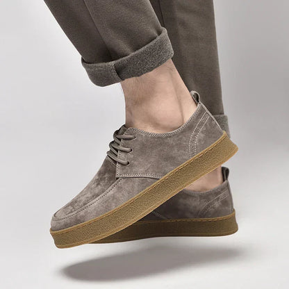 High quality suede sneakers for men