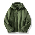 Men's warm fleece jacket for outdoor use