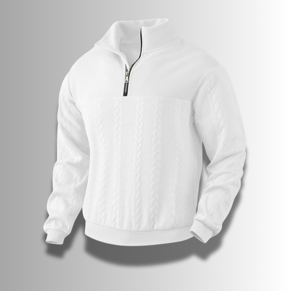 High quality men's sweater made of merino wool