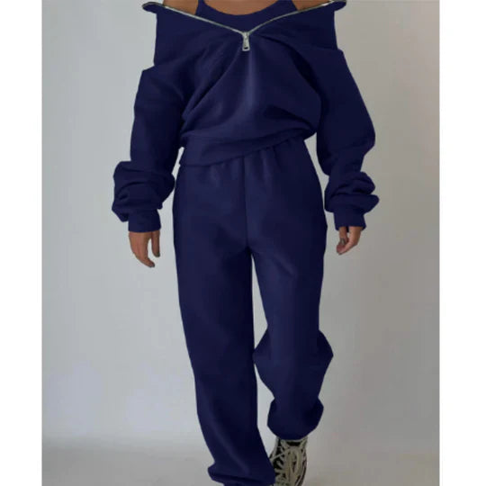 Elsiem | comfortable women's tracksuit with zipper