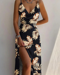 Ivory - V-neck dress
