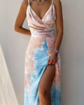 Ivory - V-neck dress