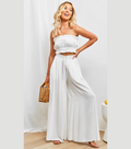 Jamie - Wide leg loose high waist pants