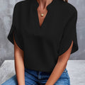 Zandra Blouse | Women’s Lightweight Elegant Blouse with Soft Drape and Classic Collar