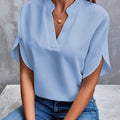 Zandra Blouse | Women’s Lightweight Elegant Blouse with Soft Drape and Classic Collar