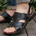 Vasil - supportive leather summer sandals for men