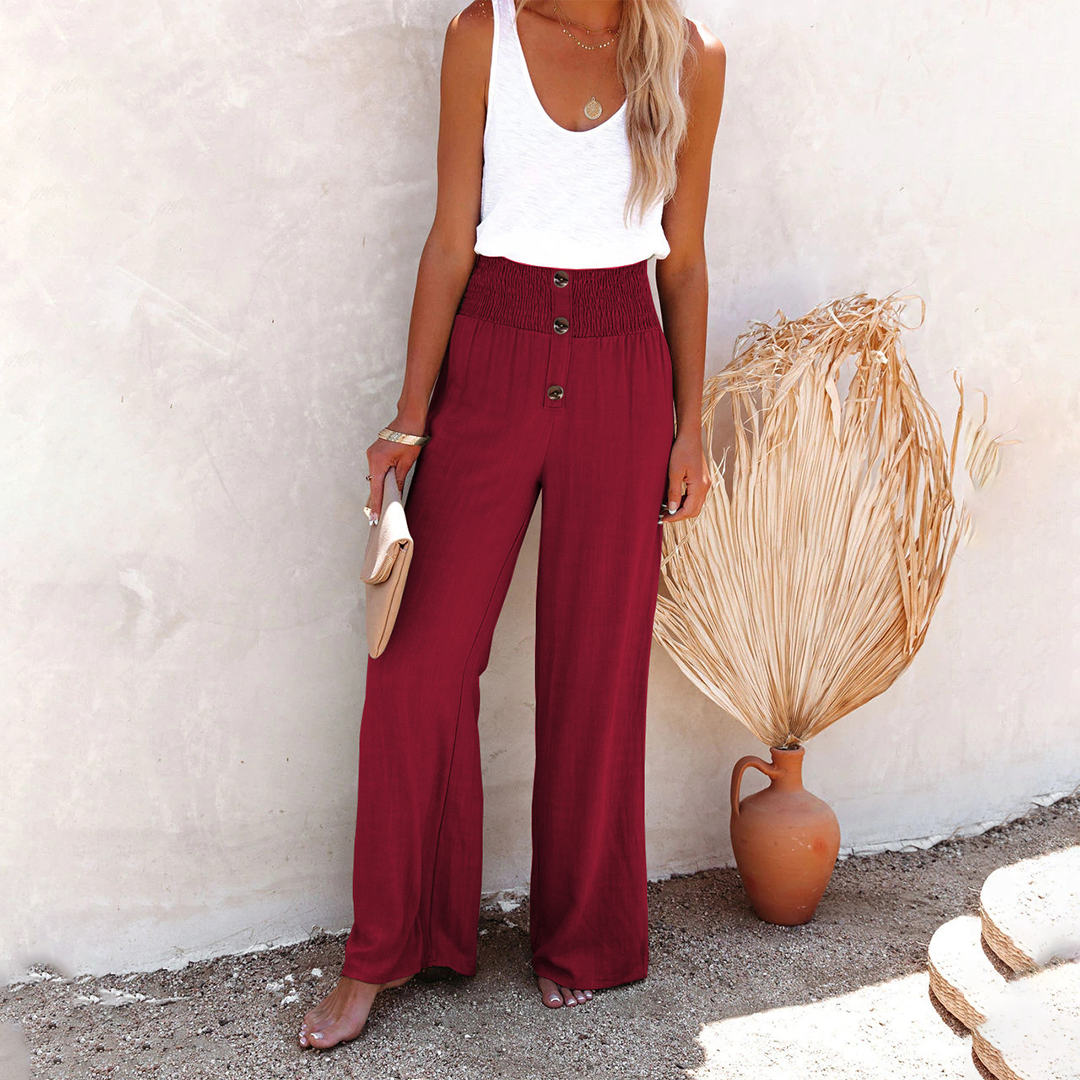 HILLA - Loose high-waisted pants
