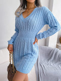 Cable Knit Sweater Dress
