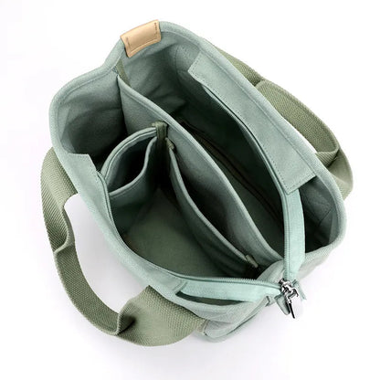 Brinna - Elegant shoulder bag in canvas