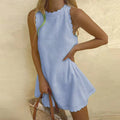 Cute Casual Sleeveless Mini Dress