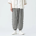 Men's elegant cotton-linen summer trousers - Marcelino