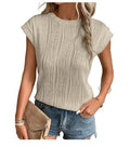 Structured short-sleeved top for women | Ideal for relaxed days