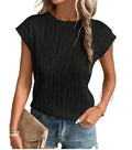 Structured short-sleeved top for women | Ideal for relaxed days