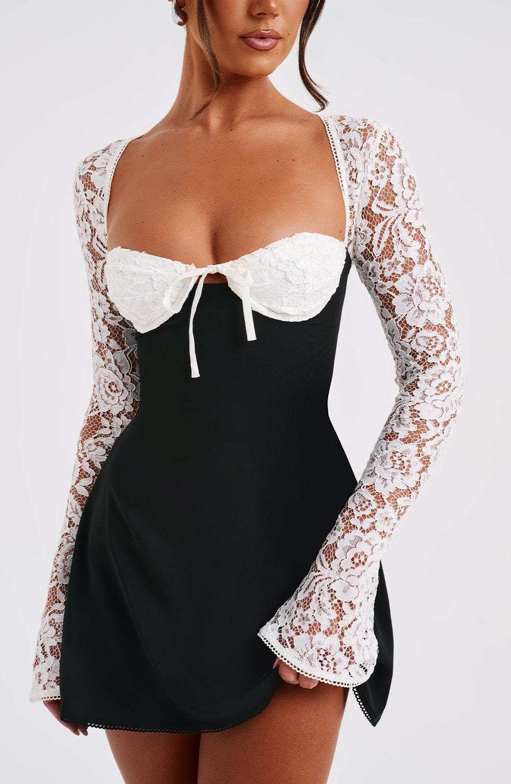 ROSA BLUSH MINI DRESS