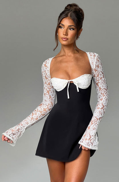 ROSA BLUSH MINI DRESS
