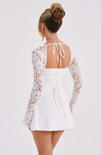 ROSA BLUSH MINI DRESS
