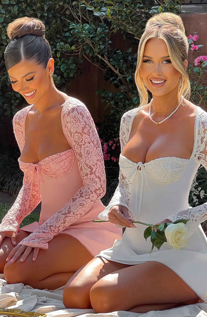 ROSA BLUSH MINI DRESS