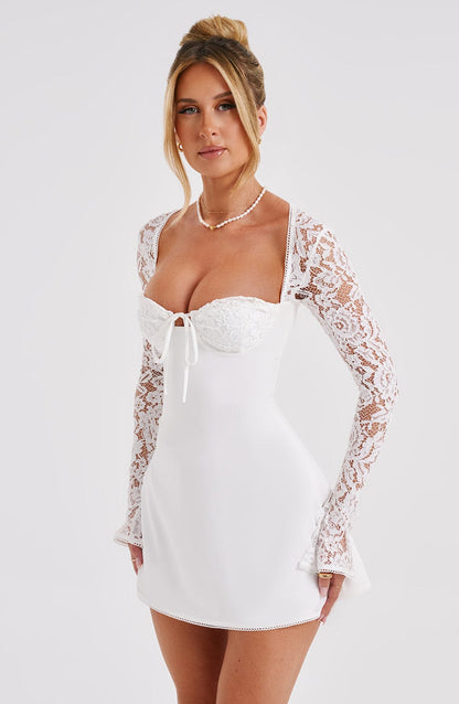 ROSA BLUSH MINI DRESS